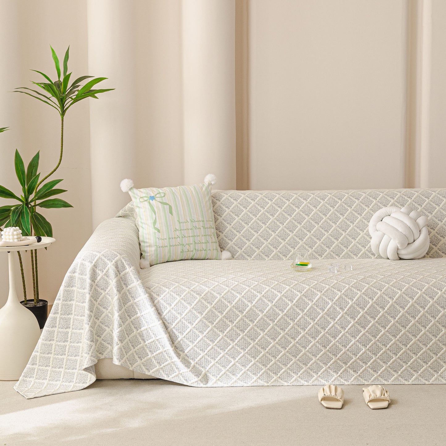 Cooling Couch Cover Throw, Washable Breathable Summer Bed Cover Sofa Protector Covers