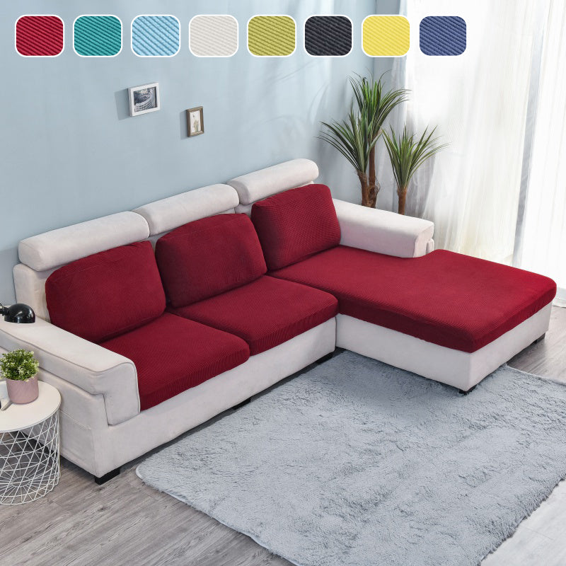 Elastischer L-förmiger Sofabezug für das Wohnzimmer, samtweiche Couchb – Slipcover KAS™