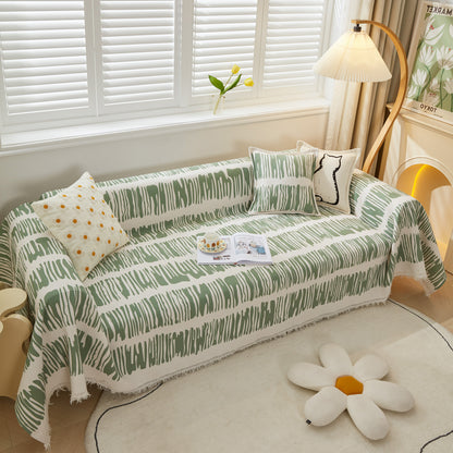 Möbelbezüge für Haustiere, Waffelgitterstoff Sofaüberwurf, Couchbezug Decke