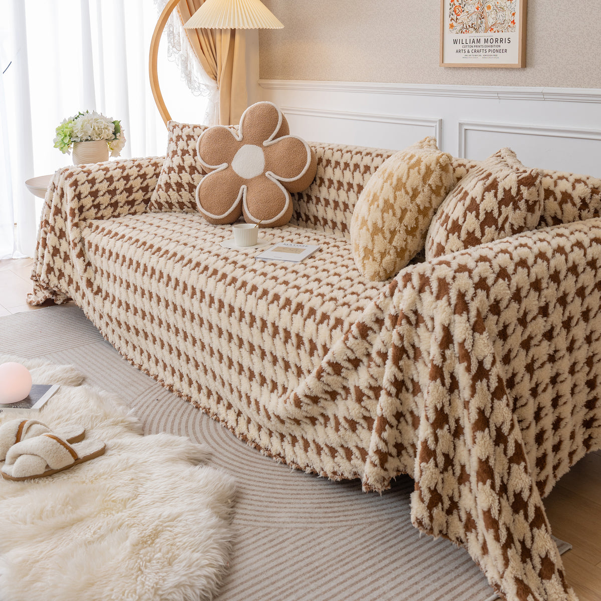 Luxus Plüsch Universelle Couchbezug Decke, Waschbarer Couchschutz Hahn – Slipcover KAS™