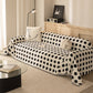Chenille Polka Dot Sofa Cover Throw, Soft Thick Couch Cover Blanket Furniture Covers