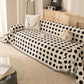 Chenille Polka Dot Sofa Cover Throw, Soft Thick Couch Cover Blanket Furniture Covers