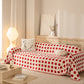 Chenille Polka Dot Sofa Cover Throw, Soft Thick Couch Cover Blanket Furniture Covers