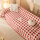 Chenille Polka Dot Sofa Cover Throw, Soft Thick Couch Cover Blanket Furniture Covers