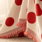 Chenille Polka Dot Sofa Cover Throw, Soft Thick Couch Cover Blanket Furniture Covers