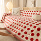 Chenille Polka Dot Sofa Cover Throw, Soft Thick Couch Cover Blanket Furniture Covers