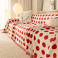 Chenille Polka Dot Sofa Cover Throw, Soft Thick Couch Cover Blanket Furniture Covers