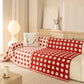 Chenille Polka Dot Sofa Cover Throw, Soft Thick Couch Cover Blanket Furniture Covers