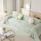 Cooling Ice Silk Sofa Throw Cover, Summer Diamond Textured Furniture Protector Blanket