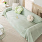 Cooling Ice Silk Sofa Throw Cover, Summer Diamond Textured Furniture Protector Blanket