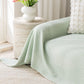 Cooling Ice Silk Sofa Throw Cover, Summer Diamond Textured Furniture Protector Blanket