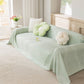 Cooling Ice Silk Sofa Throw Cover, Summer Diamond Textured Furniture Protector Blanket