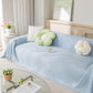 Cooling Ice Silk Sofa Throw Cover, Summer Diamond Textured Furniture Protector Blanket
