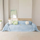 Cooling Ice Silk Sofa Throw Cover, Summer Diamond Textured Furniture Protector Blanket
