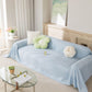 Cooling Ice Silk Sofa Throw Cover, Summer Diamond Textured Furniture Protector Blanket