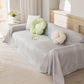 Cooling Ice Silk Sofa Throw Cover, Summer Diamond Textured Furniture Protector Blanket