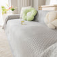 Cooling Ice Silk Sofa Throw Cover, Summer Diamond Textured Furniture Protector Blanket