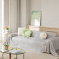 Cooling Ice Silk Sofa Throw Cover, Summer Diamond Textured Furniture Protector Blanket