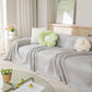 Cooling Ice Silk Sofa Throw Cover, Summer Diamond Textured Furniture Protector Blanket