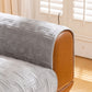 Quilted Velvet Sofa Cover, Thick Padded Couch Protector with Raised Geometric Texture