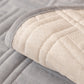 Quilted Velvet Sofa Cover, Thick Padded Couch Protector with Raised Geometric Texture