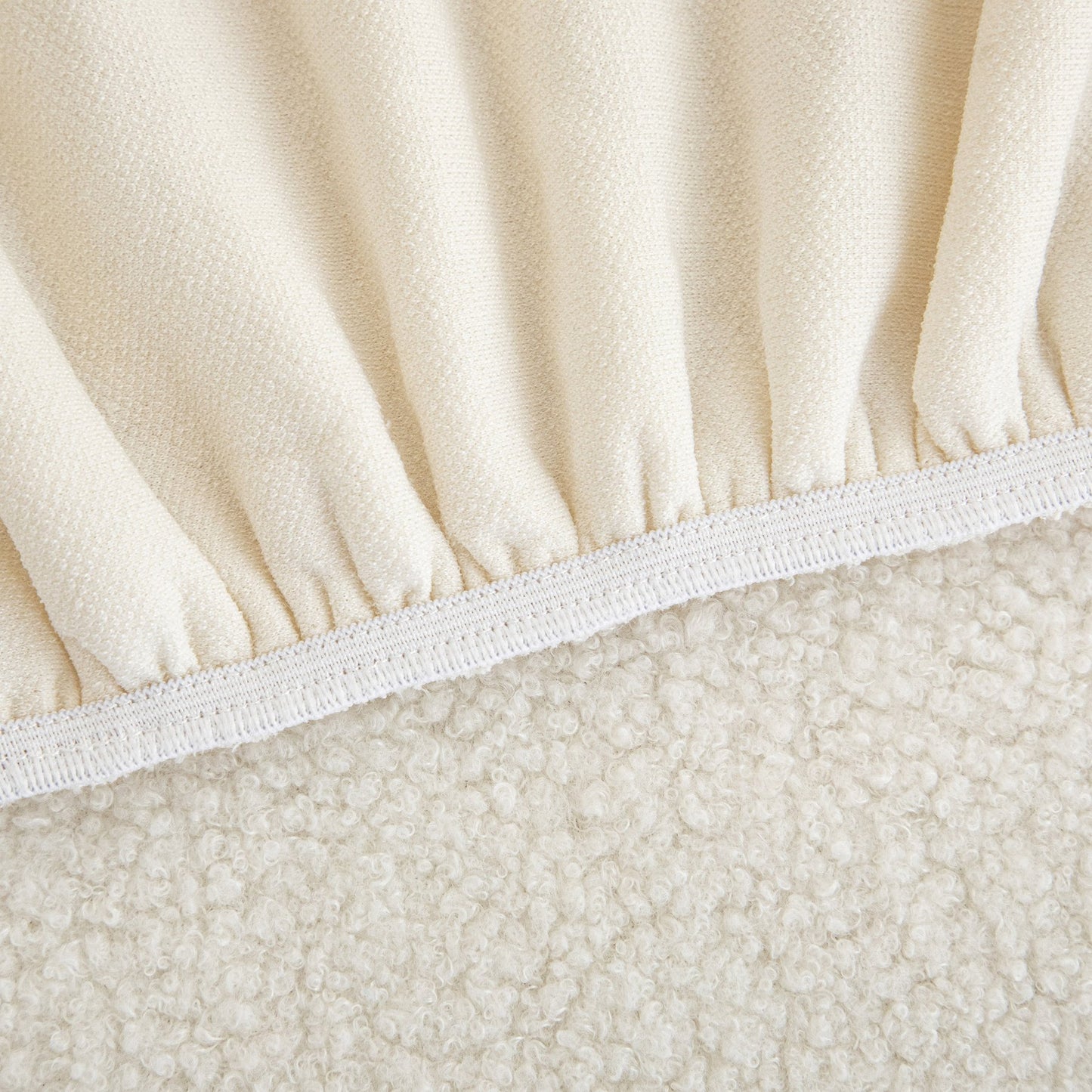 Stretch Plush Fitted Couch Slipcover Furniture Protector for 1/2/3/4/5 Cushion Couch
