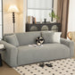 Stretch Plush Fitted Couch Slipcover Furniture Protector for 1/2/3/4/5 Cushion Couch