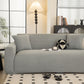 Stretch Plush Fitted Couch Slipcover Furniture Protector for 1/2/3/4/5 Cushion Couch