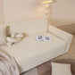 3D Jacquard Leaf Pattern Couch Slipcover, High Stretch Washable Textured Sofa Cover