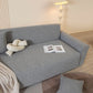 3D Jacquard Leaf Pattern Couch Slipcover, High Stretch Washable Textured Sofa Cover