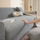 3D Jacquard Leaf Pattern Couch Slipcover, High Stretch Washable Textured Sofa Cover