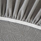 3D Jacquard Leaf Pattern Couch Slipcover, High Stretch Washable Textured Sofa Cover