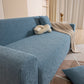 3D Jacquard Leaf Pattern Couch Slipcover, High Stretch Washable Textured Sofa Cover