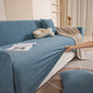 3D Jacquard Leaf Pattern Couch Slipcover, High Stretch Washable Textured Sofa Cover