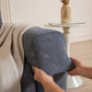 3D Jacquard Leaf Pattern Couch Slipcover, High Stretch Washable Textured Sofa Cover