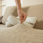 3D Jacquard Leaf Pattern Couch Slipcover, High Stretch Washable Textured Sofa Cover