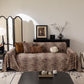 Leopard Print Flannel Sofa Throw Cover, Soft Couch Protector for Pets, Kids & Home