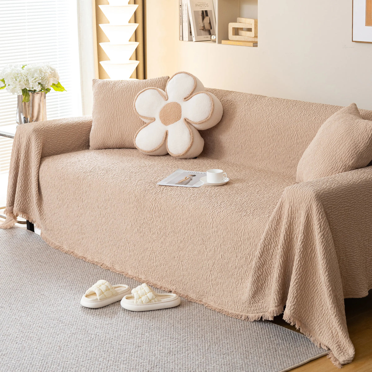 Sofa Überwurfbezüge L-Form Ecksofa Bezug für Hunde Katzen Möbel Schutz – Slipcover KAS™