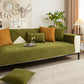 Herringbone Quilted Couch Seat and Backrest Cover, Separate Sofa Cushion Covers