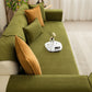 Herringbone Quilted Couch Seat and Backrest Cover, Separate Sofa Cushion Covers