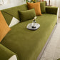Herringbone Quilted Couch Seat and Backrest Cover, Separate Sofa Cushion Covers