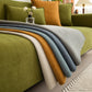 Herringbone Quilted Couch Seat and Backrest Cover, Separate Sofa Cushion Covers