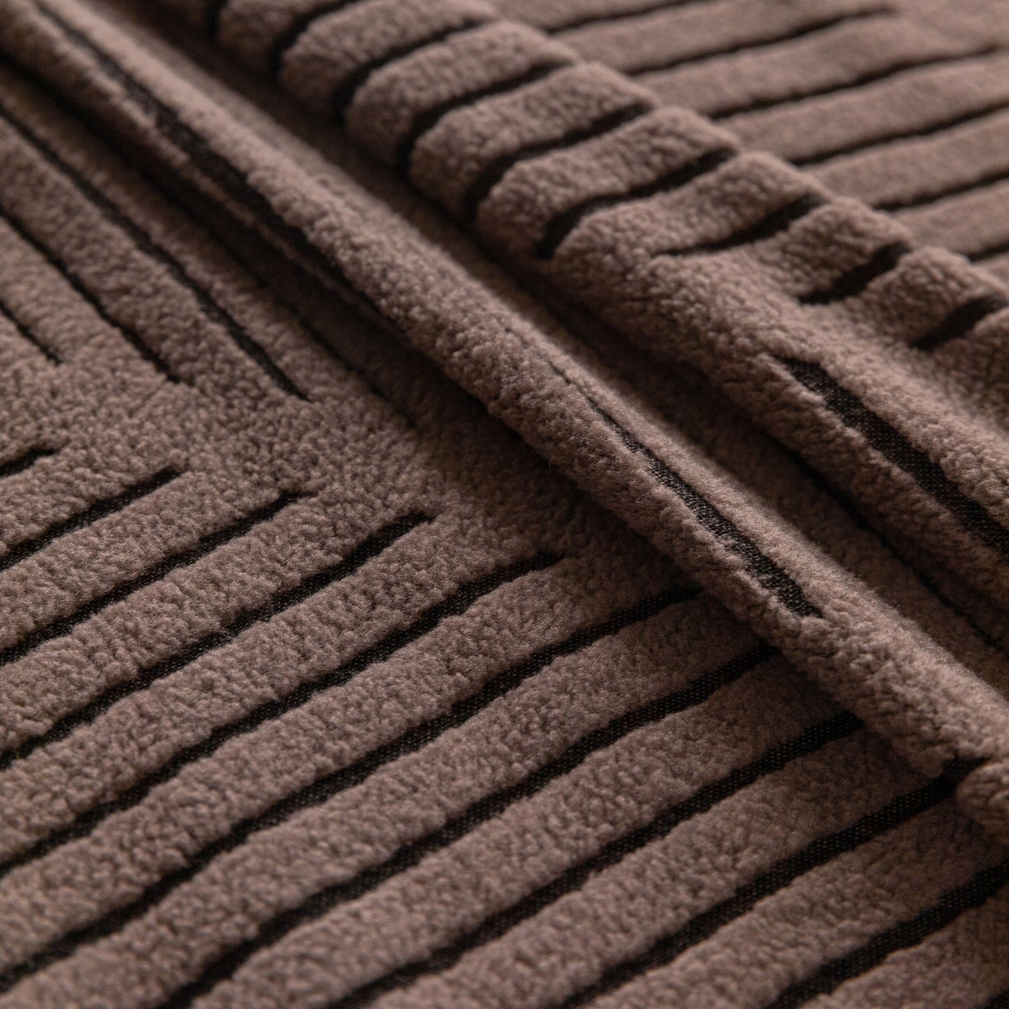 High Stretch Chevron Sofa Cover, Soft Washable Textured Jacquard Slipcover for Couch