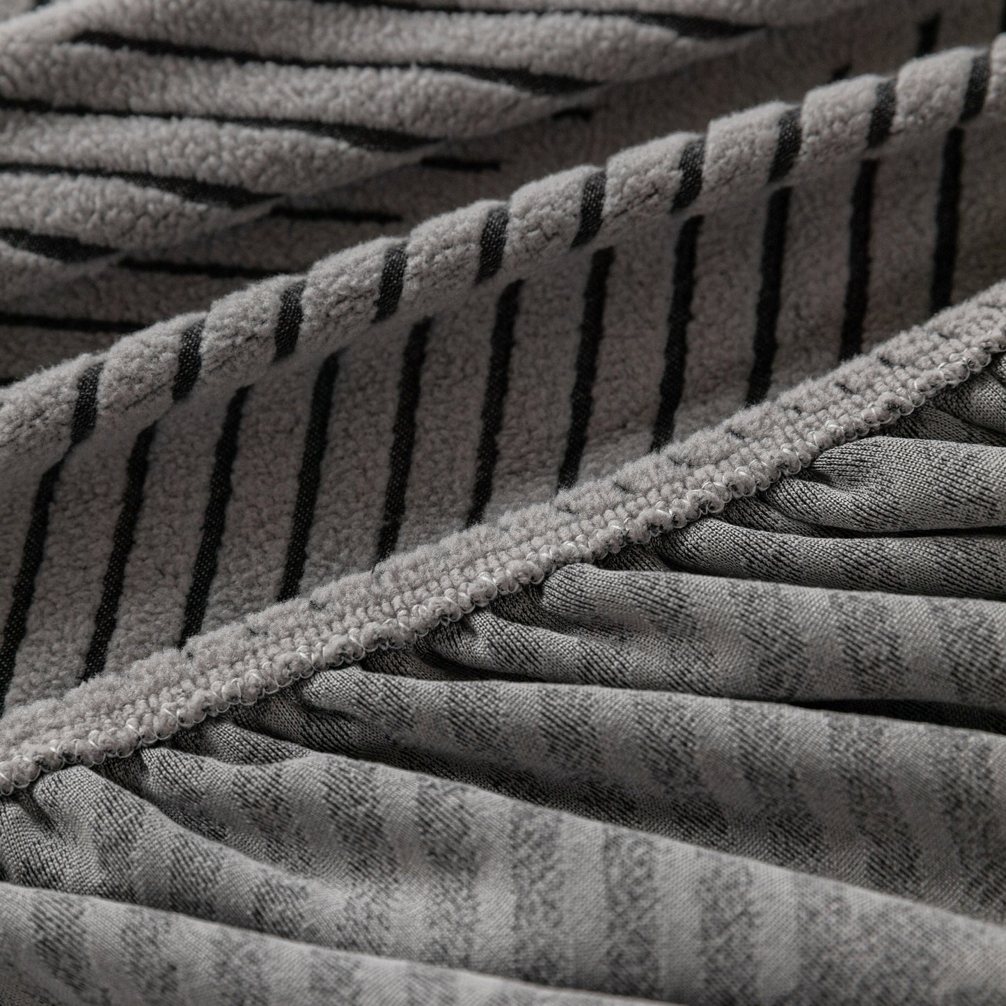 High Stretch Chevron Sofa Cover, Soft Washable Textured Jacquard Slipcover for Couch