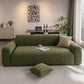 Modern Textured Stretch Sofa Cover, Plush Fleece Sofa Slipcover with 3D Stripe Texture