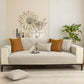 Herringbone Quilted Couch Seat and Backrest Cover, Separate Sofa Cushion Covers
