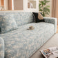 High Stretch Thick 3D Spacer Sofa Cover, Air-Layer Jacquard Cushioned Couch Slipcover