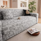 High Stretch Thick 3D Spacer Sofa Cover, Air-Layer Jacquard Cushioned Couch Slipcover