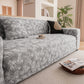 High Stretch Thick 3D Spacer Sofa Cover, Air-Layer Jacquard Cushioned Couch Slipcover