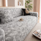 High Stretch Thick 3D Spacer Sofa Cover, Air-Layer Jacquard Cushioned Couch Slipcover